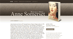 Desktop Screenshot of annesomerset.com